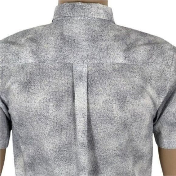 PATAGONIA short sleeve 1/2 button down shirt size small abstract print - Picture 5 of 7